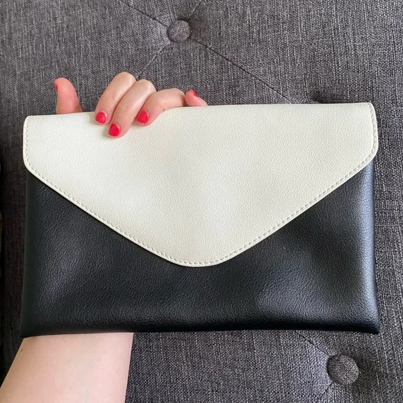 J Crew Leather Envelope Bag - Picture 3 of 6